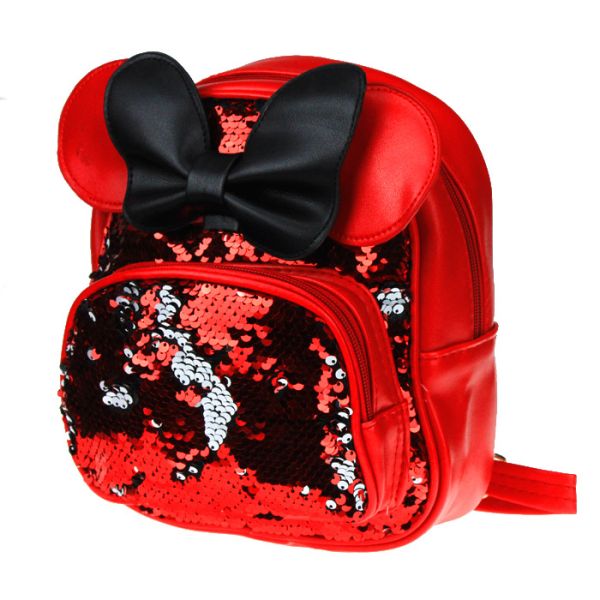 Backpack with sequins