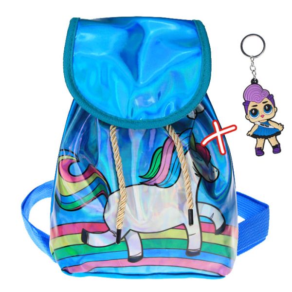 Backpack-bag "Glitter" PLUS gift keychain